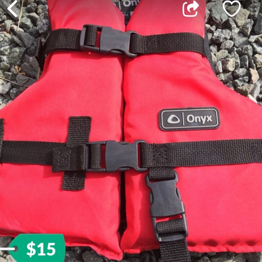 Kids Onyx PFD life vest